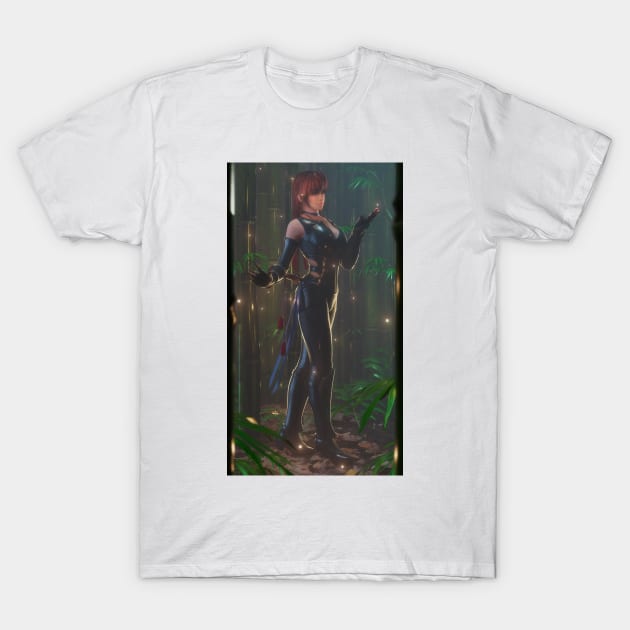 Kasumi - Fireflies T-Shirt by James-Cr